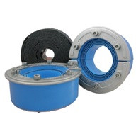 Roxtec PPS sealings, acid proof stainless steel fittings with core RS PPS 68 AISI 316
