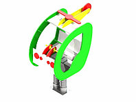 Качеля пружина детская, металл фанера