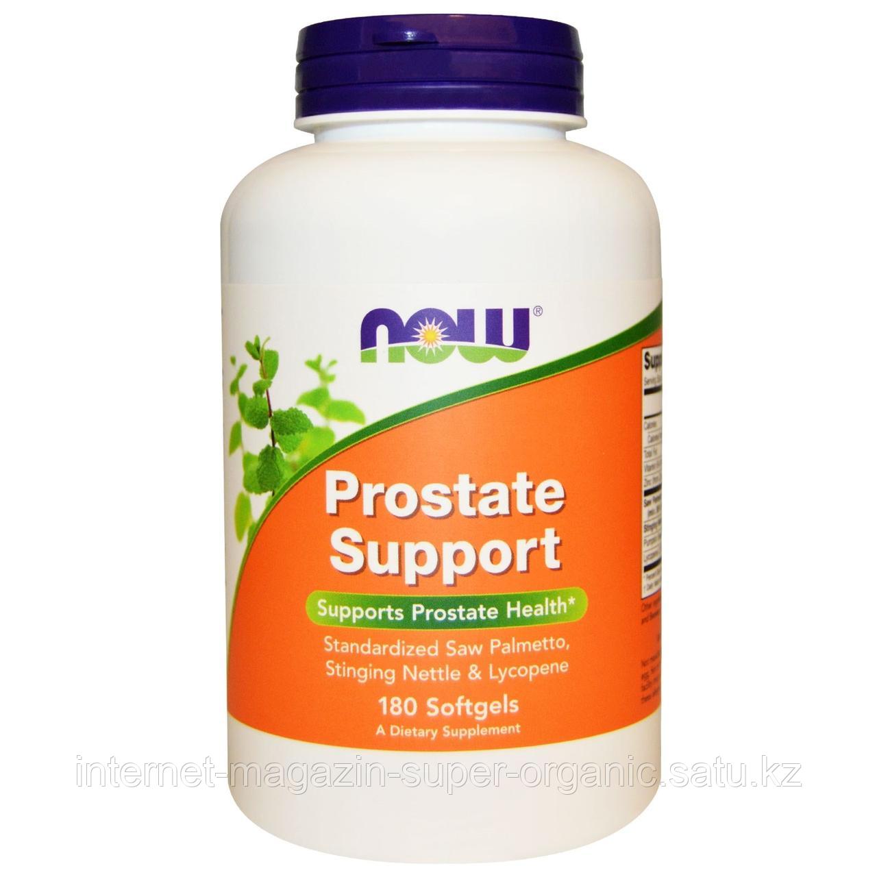 Prostate Support (поддержка предстательной железы, простаты), 180 желатиновых капсул, Now Foods