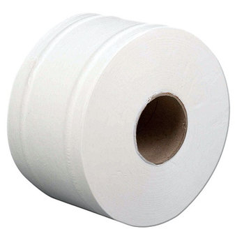 Бумага туалетная Jumbo  белая 100% целлюлоза, 100 метров, 2 слоя, фото 2