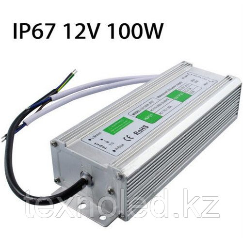 Блок питания 12V/ 8.3А /100W IP67