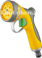 Пистолет распылитель из металла курок спереди, 7 режимов полива, прорезиненная ручка PALISAD LUXE 65166 (002)