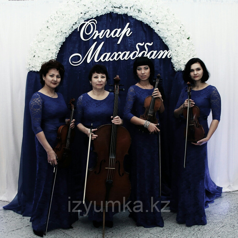Струнный квартет, выездная регистрация брака в Павлодаре - фото 6 - id-p43600153