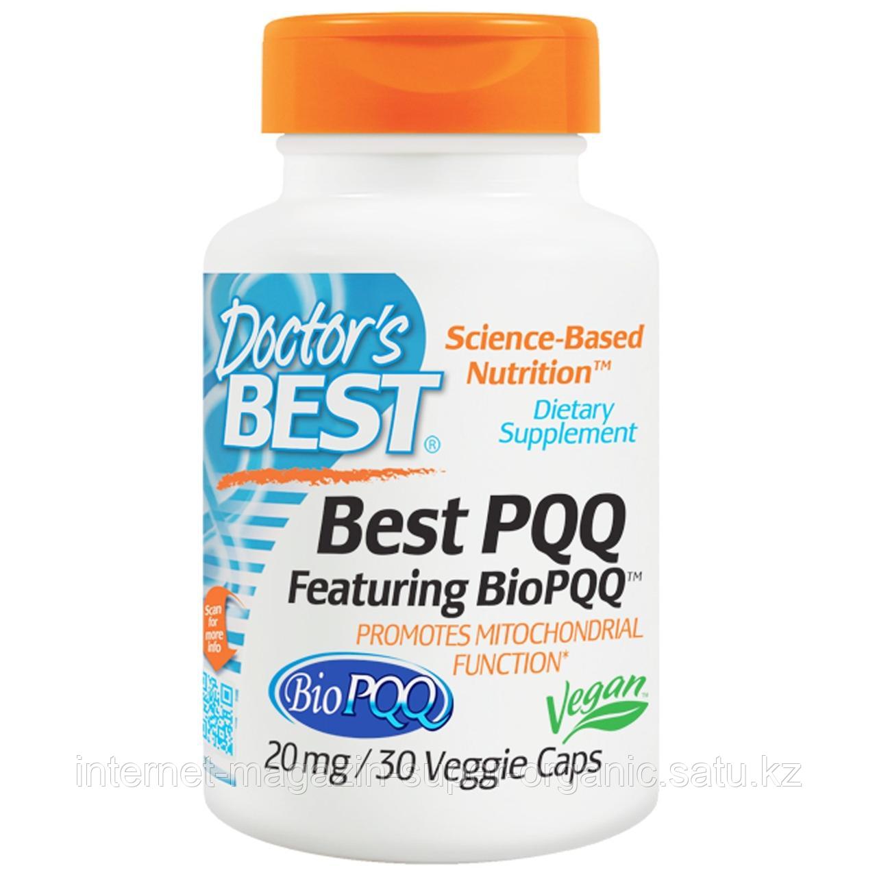 PQQ (пирролохинолинохинон), 20 мг, 30 капсул на растительной основе, Doctor's Best