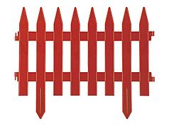 Забор декоративный GRINDA "КЛАССИКА", 28x300см, терракотовый
