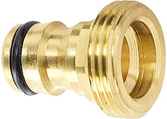 Адаптер латунный, 1", внешняя резьба// PALISAD