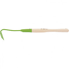 Бороздовичок Сибртех малый, изогнутое крепление, деревянная рукоятка