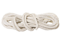 Веревка х/б, D 10 мм, L 11 м, крученая, 211 кгс// СИБРТЕХ//Россия
