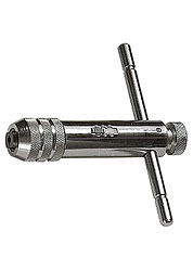 Вороток для метчиков М3 - М8, хромированный, с трещоткой// MATRIX