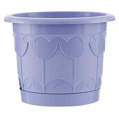 Горшок Тюльпан с поддоном, цветок мяты, 3,9 л // PALISAD