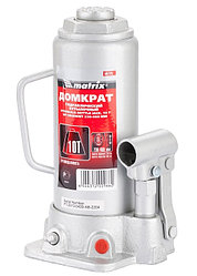 Домкрат гидравлический бутылочный, 10 т, h подъема 230–460 мм// MATRIX MASTER