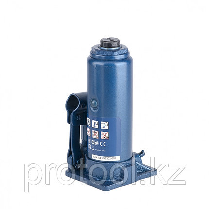 Домкрат гидравлический бутылочный, 6 т, h подъема 216–413 мм, в пласт. кейсе// STELS, фото 2