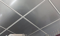 Кассетный потолок цвет серебристый металлик