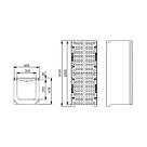 Лоток водоотводный SUPER ЛВ-30.40.41 бетонный с решеткой щелевой чугунной (комплект), фото 2