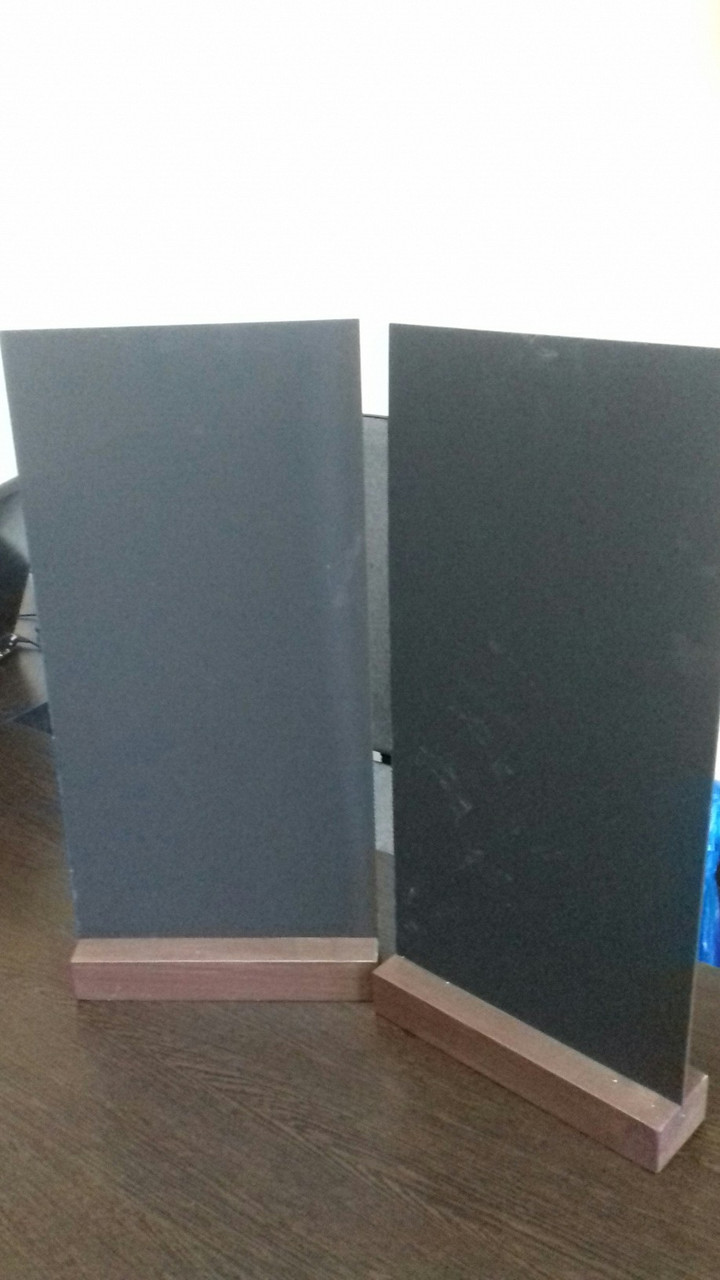 Меловые доски для меню на стол по индивидуальному заказу