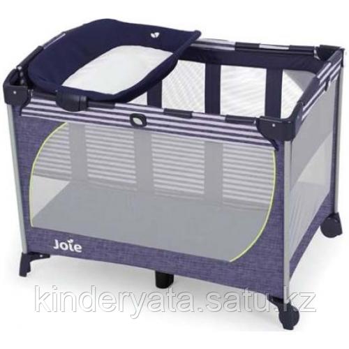 Кроватка-манеж Joie Playard Commuter Change Denim