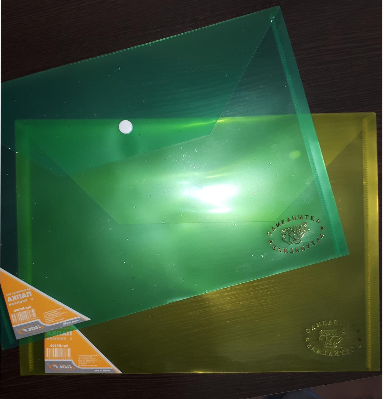 Папка с нанесением логотипа компании по индивидуальному заказу