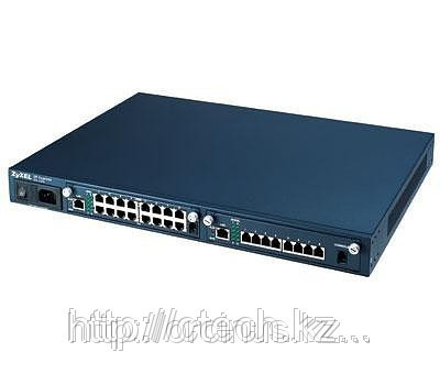 Zyxel IES-1000M (DC power) Шасси высотой 1U с 2 слотами и питанием от сети постоянного тока