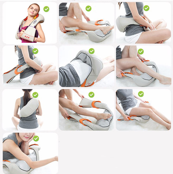 Массажёр роликовый для спины и шеи. Massager of Neck Kneading - фото 8 - id-p43583244