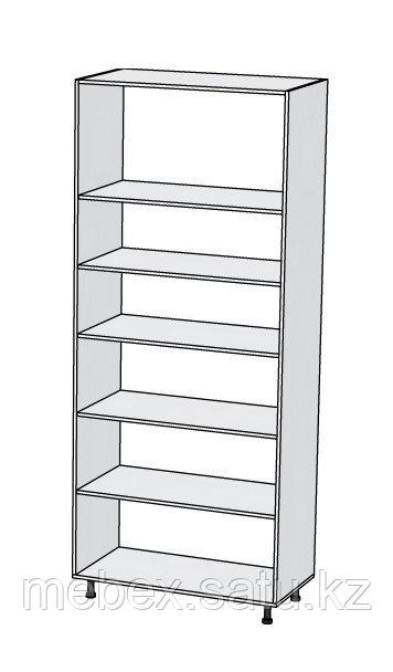 Шкаф с полками (1000*500*2400)