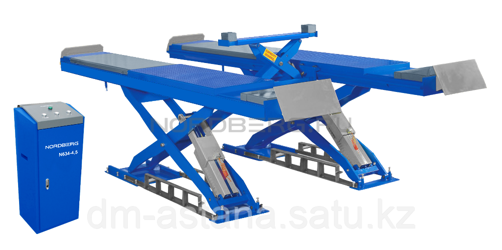 Ножничный подъемник , г/п 4,5 тонны (без траверсы) NORDBERG