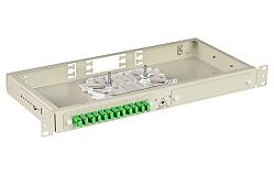Кросс оптический 1U 12 SC/APC (укомплектованный)