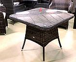 Обеденный комплект мебели из искусственного ротанга Памела (стол + 4 кресла), фото 2