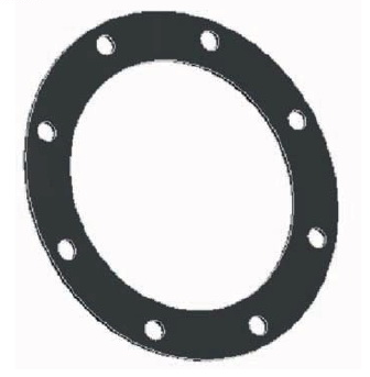 Круглая прокладка 4" с 8 отверстиями NBR внешний диаметр 21 см