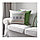 Чехол на подушку 50х50 ПИПОРТ бел/зелен ИКЕА, IKEA , фото 3