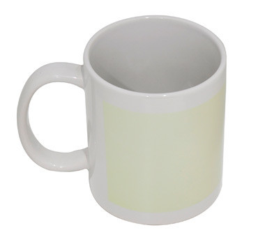 Люминесцентная крамическая кружка. Красный цвет, фото 1