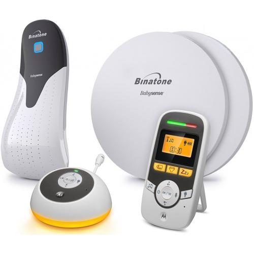 Радионяня Motorola MBP161 с монитором дыхания Timer and Binatone BabySense 5