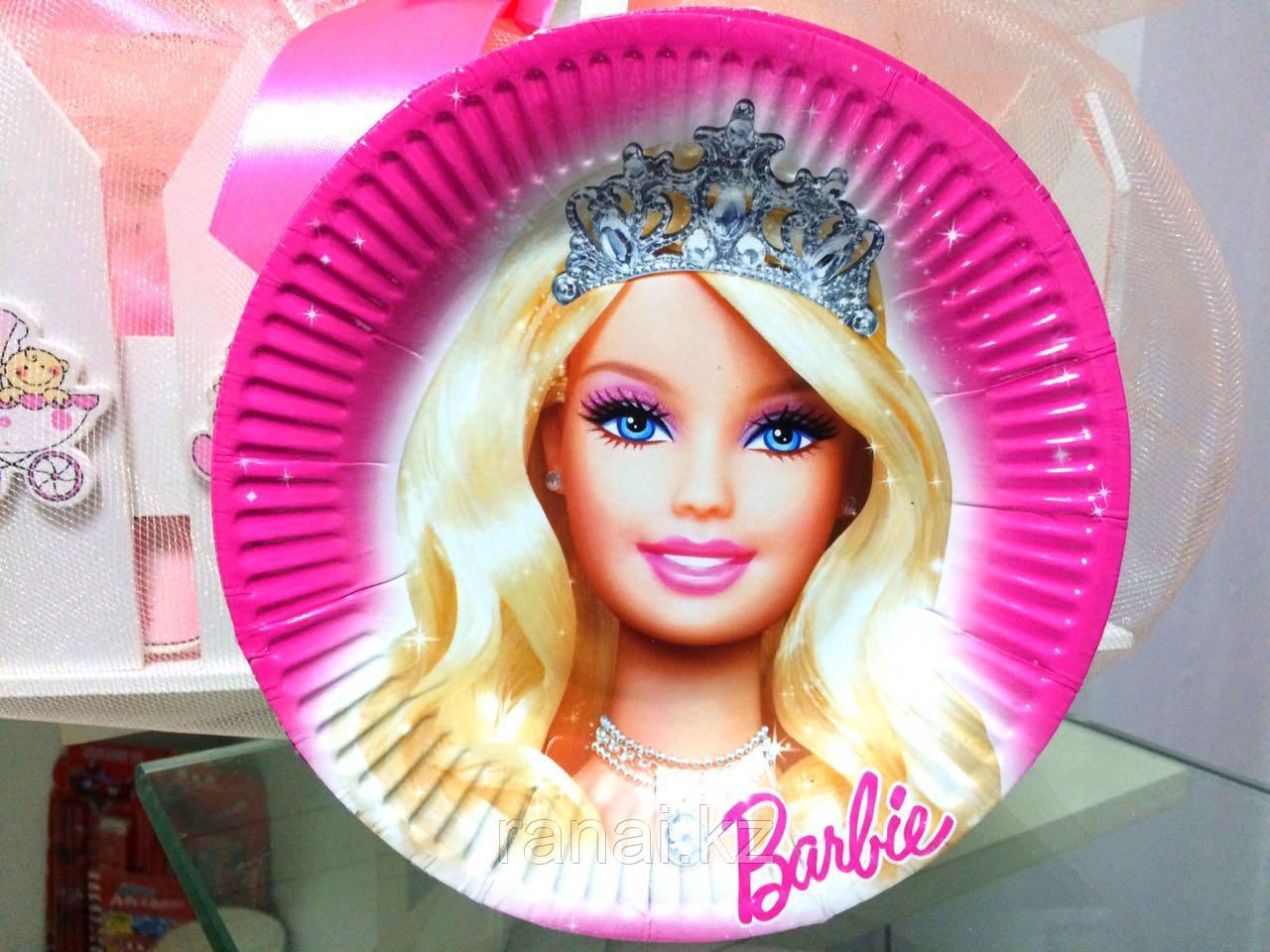 Одноразовая посуда для дня рождения "Barbie"