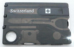 Многофункциональный нож - визитная карточка «Swizerland»