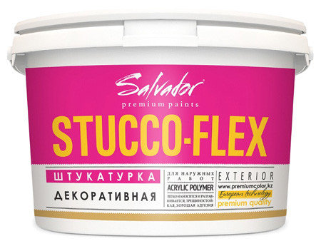 Штукатурка декоративная Stucco-Flex среднефракционная 25 кг, фото 2