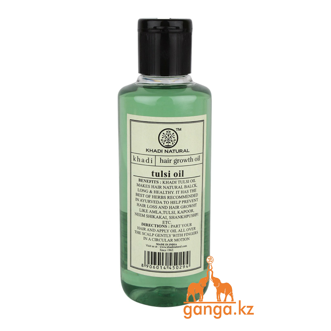 Масло для волос Тулси (Herbal Growth Oil Tulsi KHADI), 210 мл