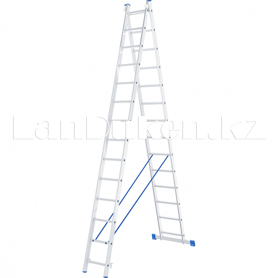 Лестница двухсекционная (2х14 ступеней) СИБРТЕХ 97914 (002)