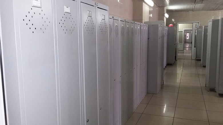 Оборудование раздевалок для шахтёров 1