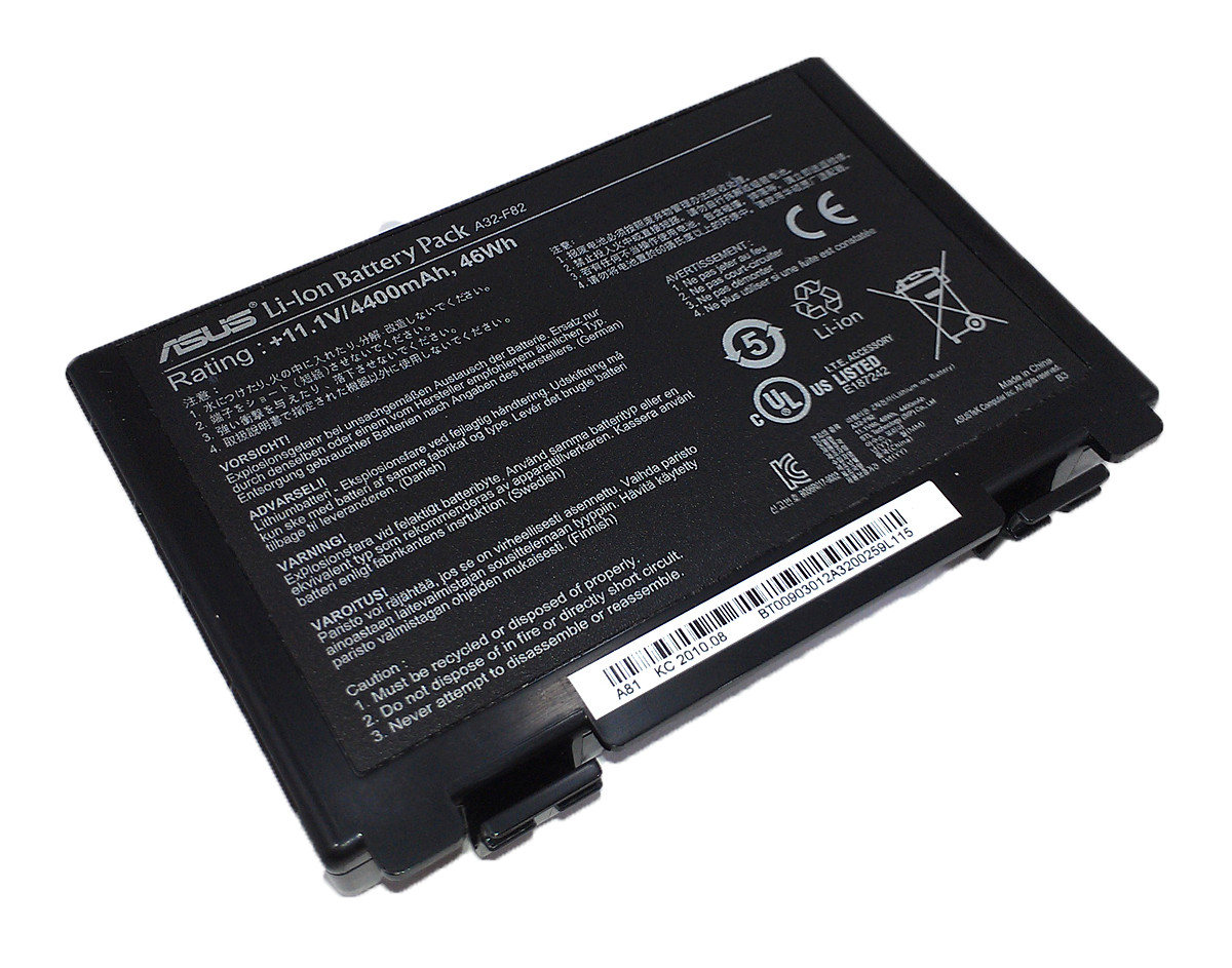 Аккумулятор для ноутбука Asus A32-F82 (11.1V 4400 mAh) - фото 1 - id-p43698132