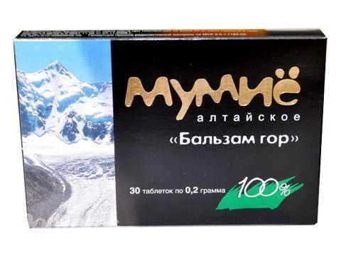 Мумие алтайское Бальзам гор, 30таб