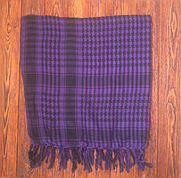 Арафатка (черно-фиолетовая)