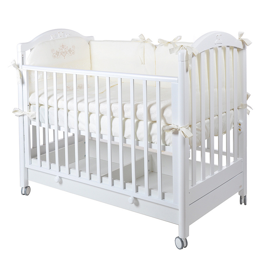 Детская кроватка MIBB Tender Bianco/белый 120x60
