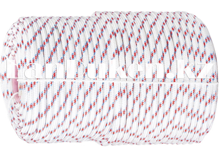 Фал плетеный из капрона 16 прядный, 6 мм бухта 100 м 320 КГС СИБРТЕХ 93965 (002)