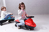 Машинка детская с полиуретановыми колесами «БИБИКАР СПОРТ» голубой, фото 4