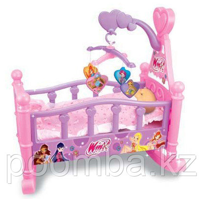 Кроватка для куклы"Winx"с каруселькой