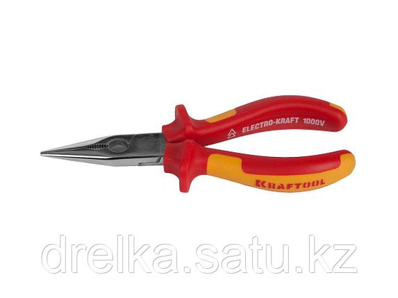 Тонкогубцы KRAFTOOL ELECTRO-KRAFT изогнутые, фото 2