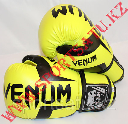 Боксерские перчатки VENUM кожа 