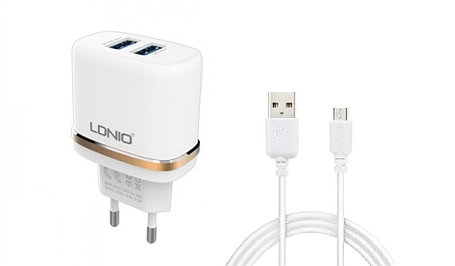 Зарядное устройство LDNIO Micro USB DL-AC52, фото 2
