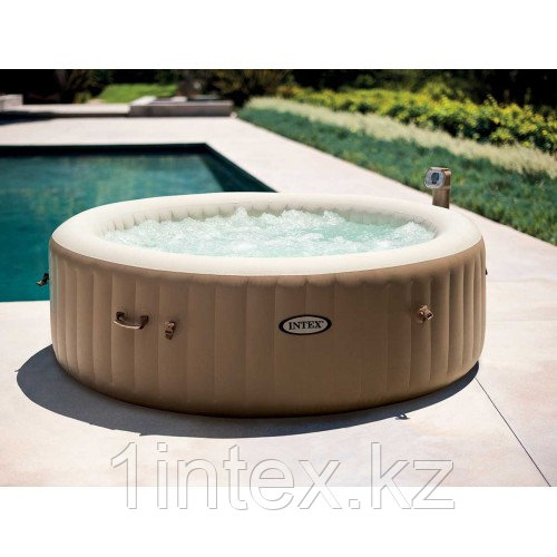 Intex СПА-бассейн Bubble Massage 165/216х71см, круглый с круговым пузырьковым массажем