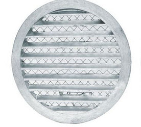 Круглая приточно-вытяжная алюминиевая вентиляционная решетка ELC-100