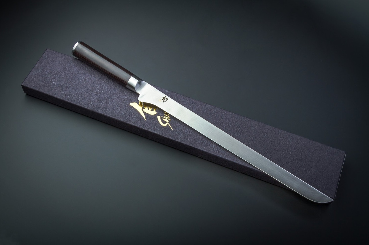 Нож для нарезки из гибкой стали AUS8A лезвие 12,0" / 30,5 - фото 4 - id-p43866086